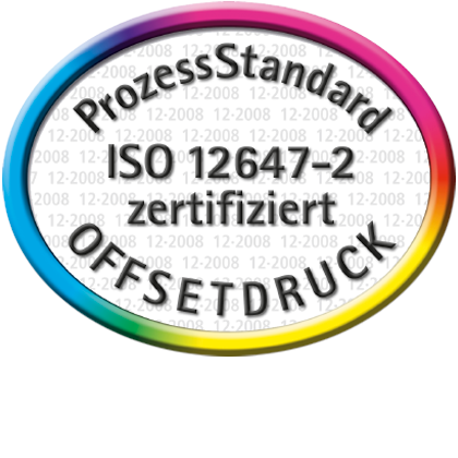 PSO - ISO 12647-2 zertifiziert