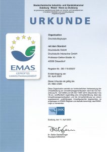 EMAS-Zertifikat